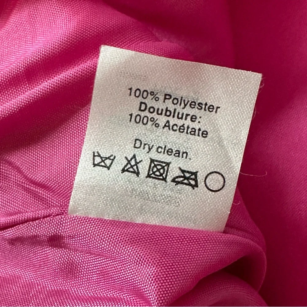 J. Crew Factory Bright Pink Orange A-Line Colorblock Mini Skirt Size 2